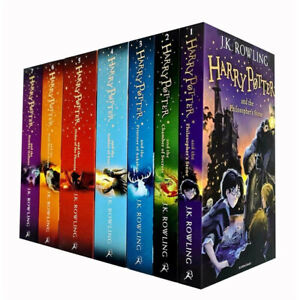 Harry Potter Complete Full 7 Books Childrens Box Set Collection by J K Rowling