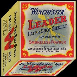 Winchester Leader Shells DIECUT NEW 18