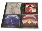 Metallica 4 CD Lot OG Pressings Kill Em All Ride The Lightning Master Of Puppets