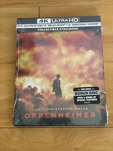 Oppenheimer (4k UHD + Blu-ray + Digital) Collectible Steelbook