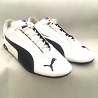 Puma Casual Shoes Mens Size 14 BMW Motorsport White Black Driving Sneakers