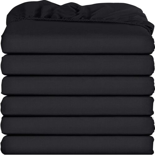 Pack of Fitted Sheets Microfiber Deep Pocket Brushed Velvety Utopia Bedding