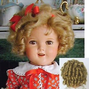 Shirley Temple Wig for Compo Dolls.  Available in Honey Blonde only.