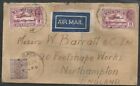 INDIA, AIR MAIL COVER FROM MOULMEIN TO ENGLAND