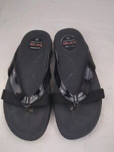 Skechers Womens Tone Ups Sandals Black Size 10 Tone Up While You Walk READ