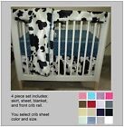 Cow Print crib bedding Farm and Counry Style Western Baby Bedding Set