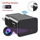 1080P Wifi Mini Camera USB Charger Adapter Home Wireless Camcorder US Shipping