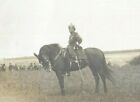 Military Cabinet Card Photo Older Soldier Horse Germania Studio Muhlhausen 1903