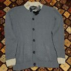 Hammer-made Blue Cardigan Button Up Sweater Men’s XXL Italy NWT MFSP$198