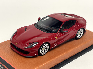 1/43 BBR Ferrari 812 Superfast Red 70 Aniv from 2017 Leather Base BBRC198A CF045