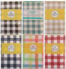 Mainstream Gingham Check Pattern Vinyl Flannel Bk Tablecloth Various Size/Color