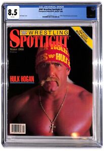 CGC 8.5 Hulk Hogan WWF Wrestling Spotlight Magazine Issue # 2 Winter 1988 wwe