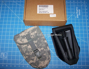 Shovel Military Gerber E-Tool + Cover Trifold Serrated Blade Genuine Issue USA