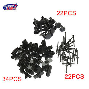 New Fender Flare Hardware Clip Mounting Accessories for Jeep Wrangler JK 78Pcs (For: Jeep)