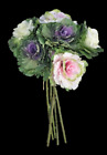Artificial decorative  rose cabbage bouquet