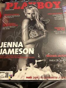 Jenna Jameson Signed Playboy Cover Photo 11x14 Jsa Certed