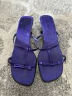 Purple Low Heel Sandals  size 6.5