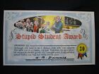 1964 Topps, Nutty Awards #30 Stupid Student Award - Excellent Condition