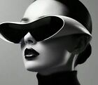 Oversized Cat Eye Punk One-Piece Futuristic Sunglasses Women