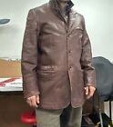 Overland Mens Carlsbad Leather Jacket Size 40