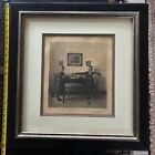 Peter Vilhelm Ilsted • At Grandfather's House • 1901 Mezzotint Signed & Framed