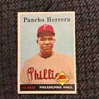 1958 Topps 433 #433a Pancho Herrera Rookie Card RC Philadelphia Phillies