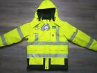 Carhartt High Visibility Waterproof Sherwood Jacket NWT size M Mens hooded parka