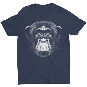 Monkey Head Face T Shirt Wildlife Funny Animal T Shirt Natural Lover Graphic