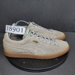 Puma Suede Classic+ Iced Shoes Mens Sz 8.5 Brown Low Top Sneakers