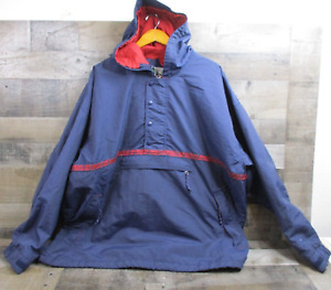 Eastern Mountain Sports Jacket Mens 2XL Rain Parka Nylon Lined Windbreaker