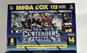 (10) - 2021 Panini Contenders - NFL - MEGA BOX LOT - 1 Auto + 2 Memorabilia