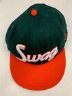 Swag Hat Cap Snap Back Adjustable Green Orange Pre Owned HT 78+83
