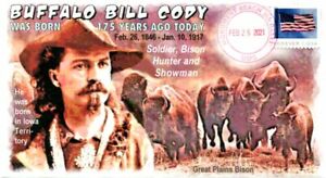 COVERSCAPE computer designed 175th birth of Buffalo Bill Cody event cover