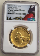 2019-W $100 High Relief Liberty Gold Coin NGC SP70 UC
