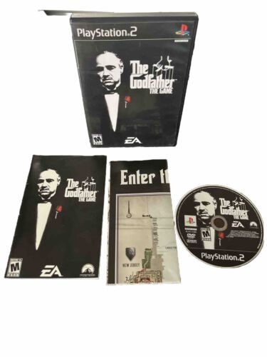 Sony PS2 The Godfather The Game CIB W/ Manual & Map TESTED (PlayStation 2, 2006)