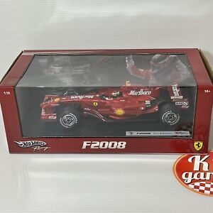 Hot Wheels 1/18 Ferrari F2008 Kimi Raikkonen #1 Marlboro L8781