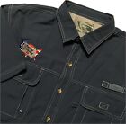 G. H. BASS & CO. EXPLORER  Button-down Short-Sleeve Shirt  Size XL BLUE~H