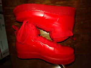 Nike Air Force 1 Foamposites Size 11 Red