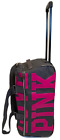 VICTORIA'S SECRET Rare LOVE PINK Grey ROLLING CARRY ON Wheel DUFFLE BAG Luggage