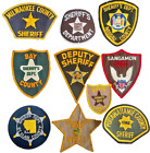 Sheriff PATCH LOT OF 10 Fabric Uniform Patches Sheriff's Dept. Police Officer