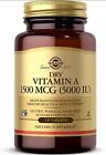 Solgar Dry Vitamin A 1500 mcg (5000 IU), Supports Healthy Eyes, 100 Tablets.