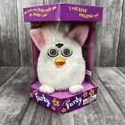 VTG 1998 WHITE Snowball FURBY 70-800 Tiger Electronics Gray Eyes Pink Ears NEW!