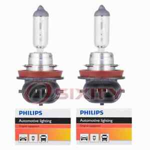 New Listing2 pc Philips Front Fog Light Bulbs for Porsche Cayenne Cayman Macan oe