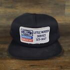 VINTAGE Ford New Holland Snapback Hat Cap Black White Sales Trucker Tractor