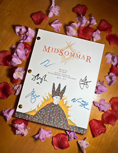 Midsommar Script Signed- Autograph Reprints- 117 Pages