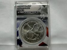 New Listing2021 American Silver Eagle Type 2 ANACS First Strike MS70