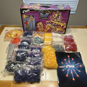 K’NEX Big Ball Factory Vintage NEAR COMPLETE SET With Instructions