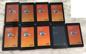 LOT OF 9 Amazon Kindle Fire HD 6 (4th Generation) 8GB Wi-Fi 6