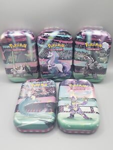 Pokemon TCG Galar Power Mini Tin Lot of 5-Two Booster Packs per Tin