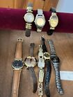 Mixed Watch Lot Vintage -now Gold & Silver Toned Women’sLot Of 8 Untested
